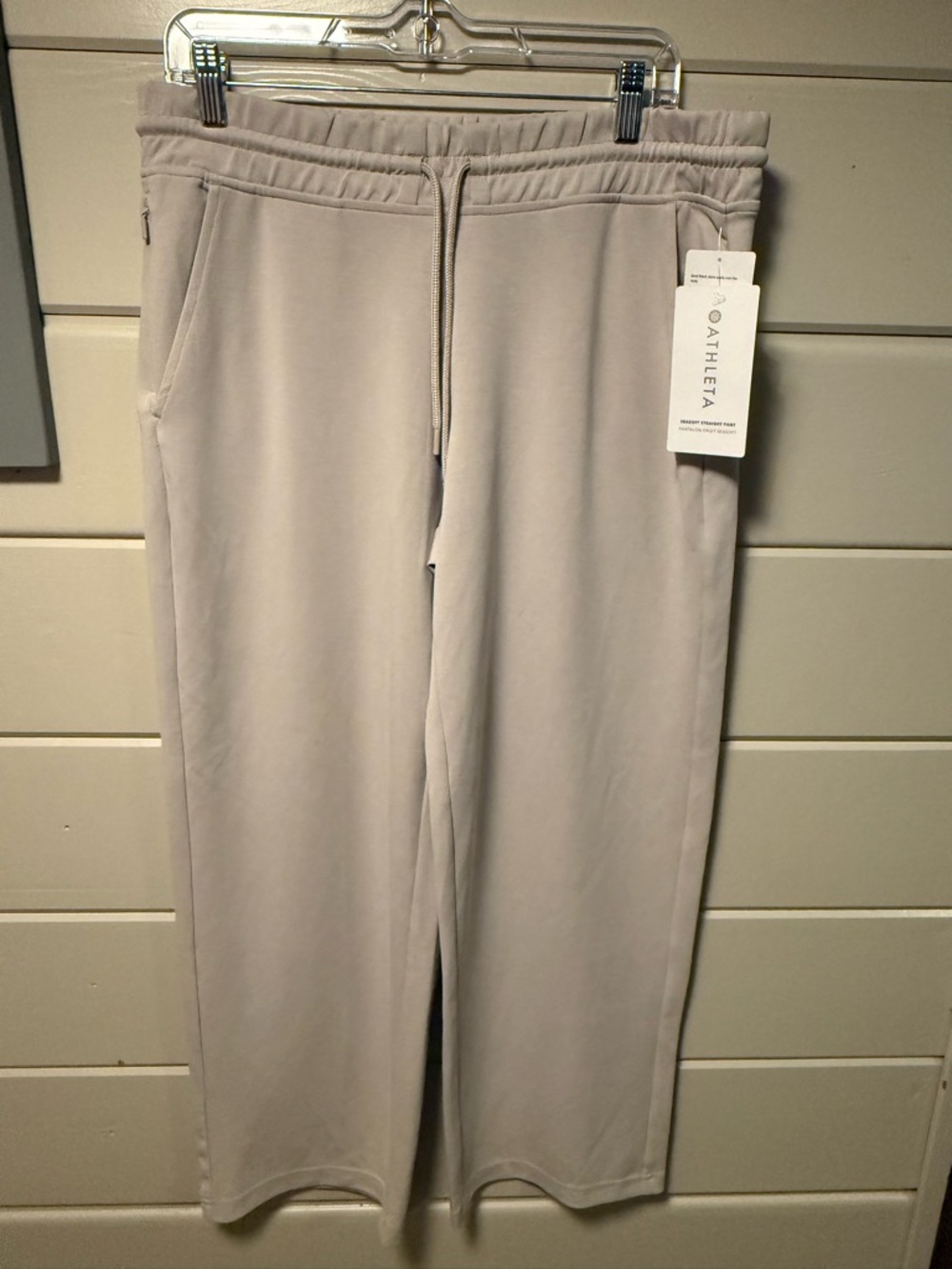 Athleta Seasoft Straight Pant - bone